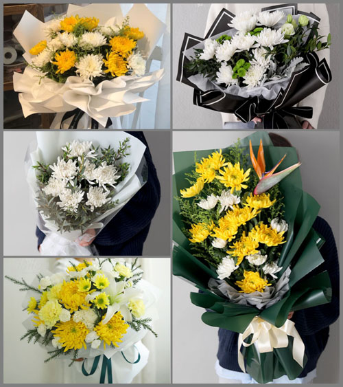 广东湛江市廉江市青平镇横桠埇村白事花束代送
